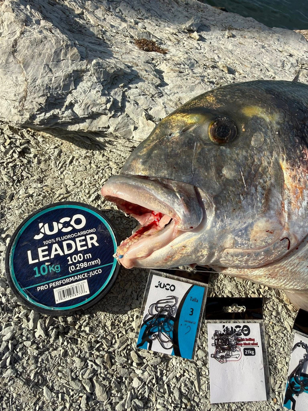 Linea JUCO 100% Fluorocarbono 7Kg 0,255mm