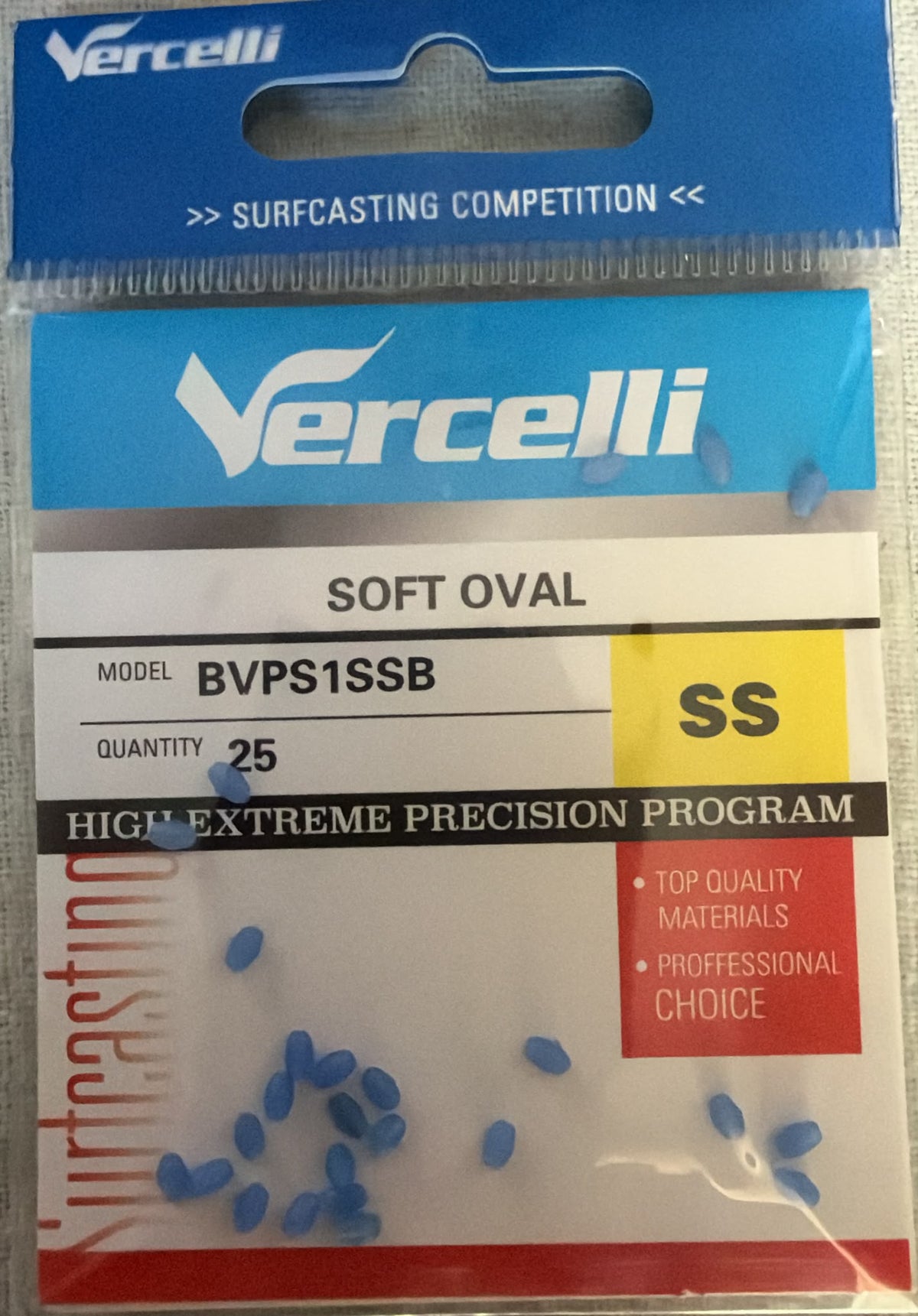 Perlitas blandas VERCELLI OVAL LUM BVPS1 AZUL