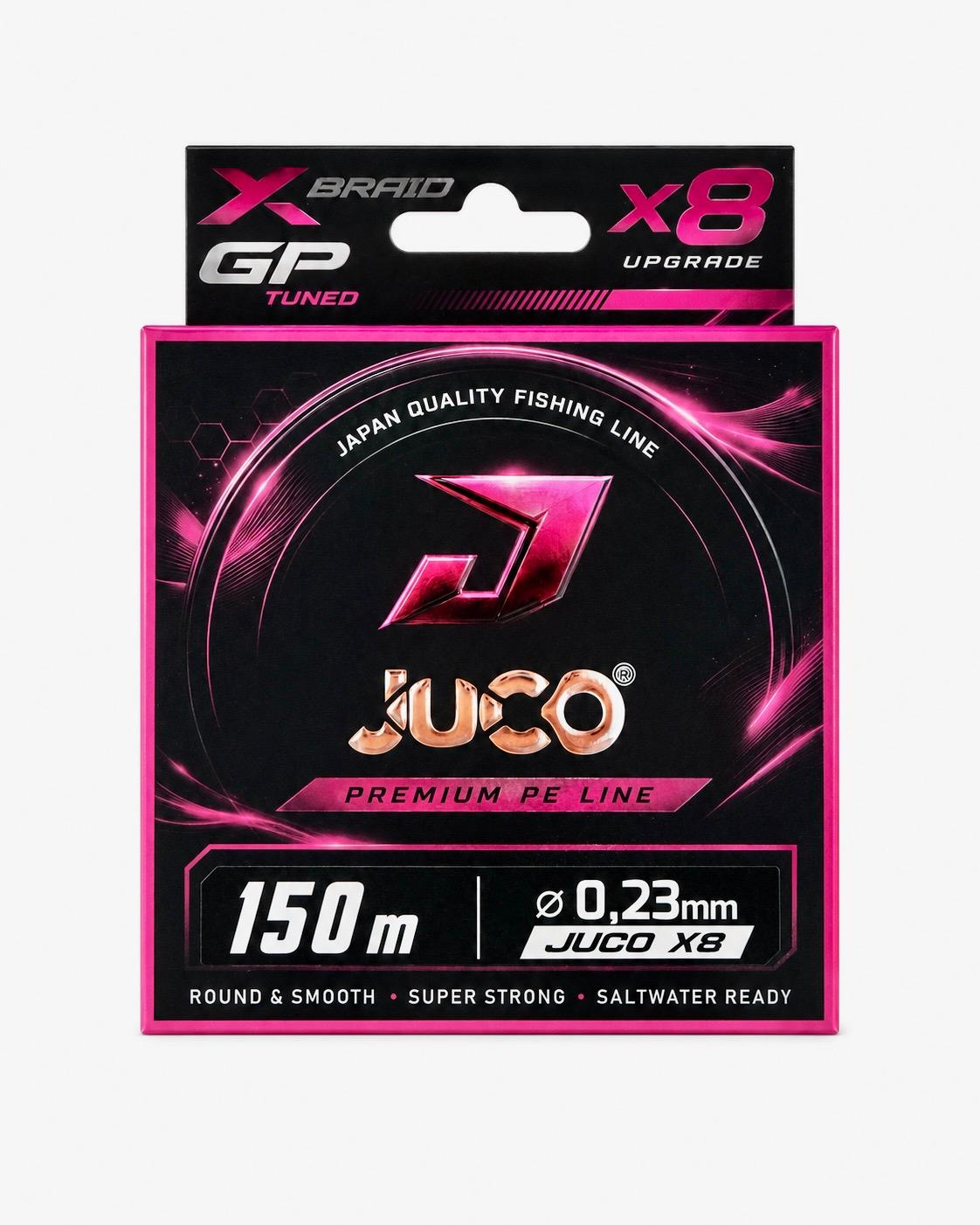 Trenzado JUCO Rosa X8 0,23mm 150m Premium PE Line