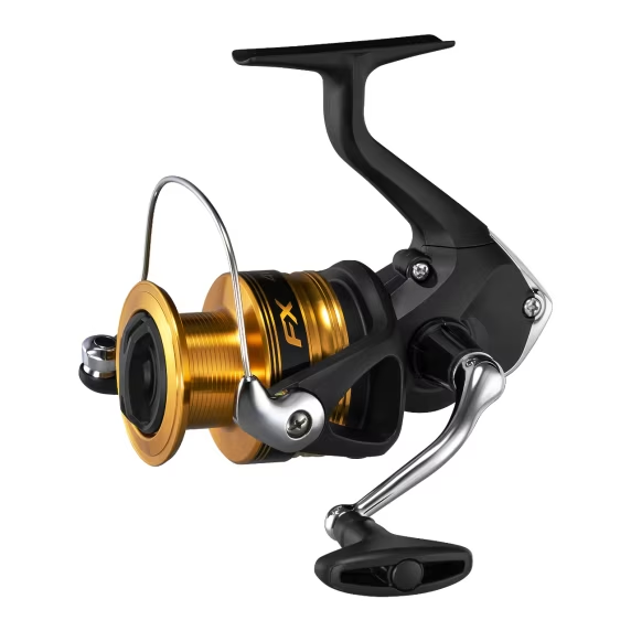 Shimano FX carrete spinning negro y dorado