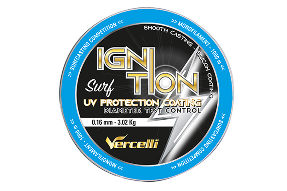 Monofilamento VERCELLI IGNITION Surf 1000m - UV Protection Coating