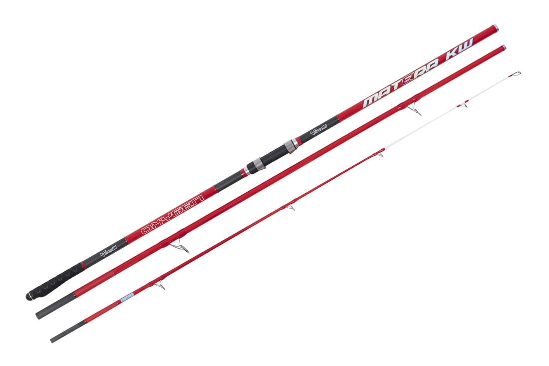 Caña Vercelli Oxygen Matera KW 4,20m — 100% Carbono, anillas SIC KW