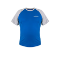 Camiseta manga corta Shimano azul con mangas grises