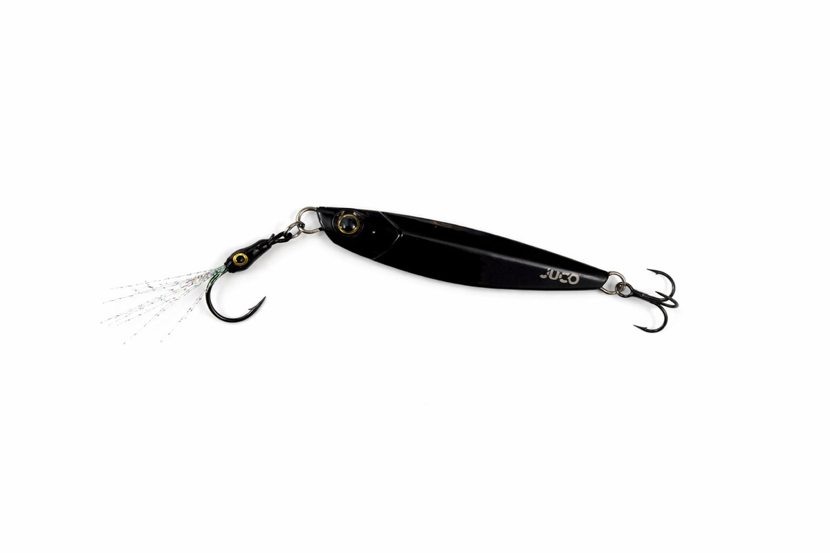 Jig de Plomo JUCO Negro 35g - vista señuelo