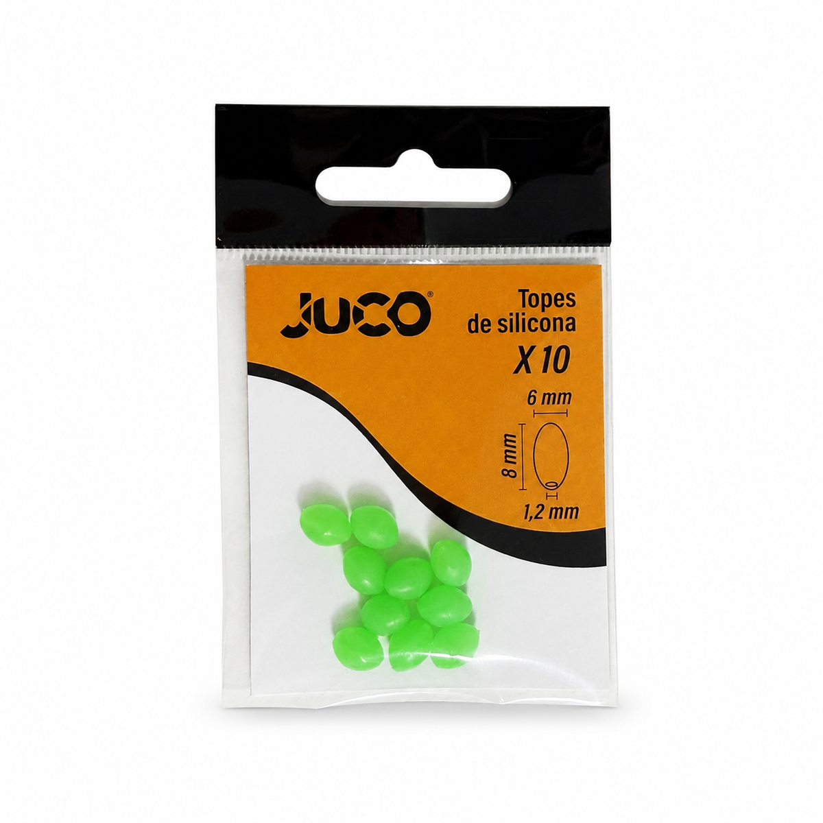 Topes de Silicona JUCO 6x8mm Blíster 10 uds