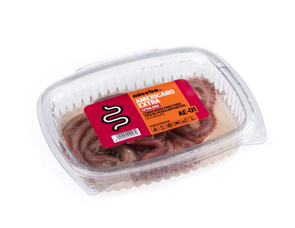 Americano Extra micebo - Tarrina cerrada con etiqueta AE-01