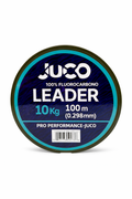 JUCO 100% Fluorocarbono Leader 100m 0.298mm 10Kg