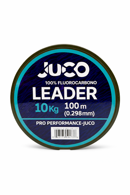 JUCO 100% Fluorocarbono Leader 100m 0.298mm 10Kg
