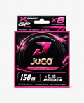 JUCO X Braid GP Tuned X8 Upgrade 150m 0.18mm Rosa