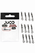 Giratorio Quick Rolling Snap JUCO Talla 8 21kg Pack 10 unidades black níquel