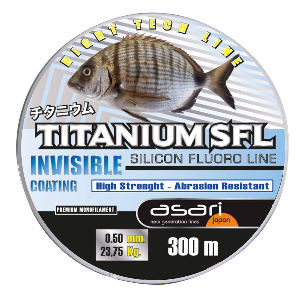 Monofilamento Asari Titanium SFL 300m 0,26mm Transparente