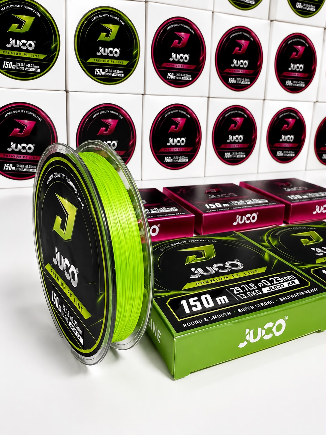 JUCO X8 Premium PE Line 0.10mm Verde
